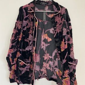 Premme Aurora PJ Set (Button down top and shorts)